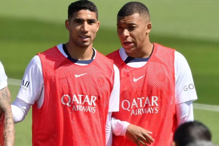كيليان مبابي يريد جذب أشرف حكيمي إلى ريال مدريد