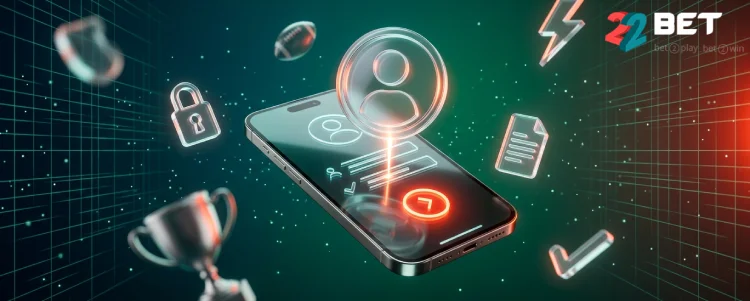 التسجيل عبر تطبيق 22Bet للجوال