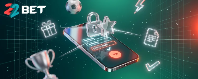 Inscription sur 22Bet avec un code promotionnel